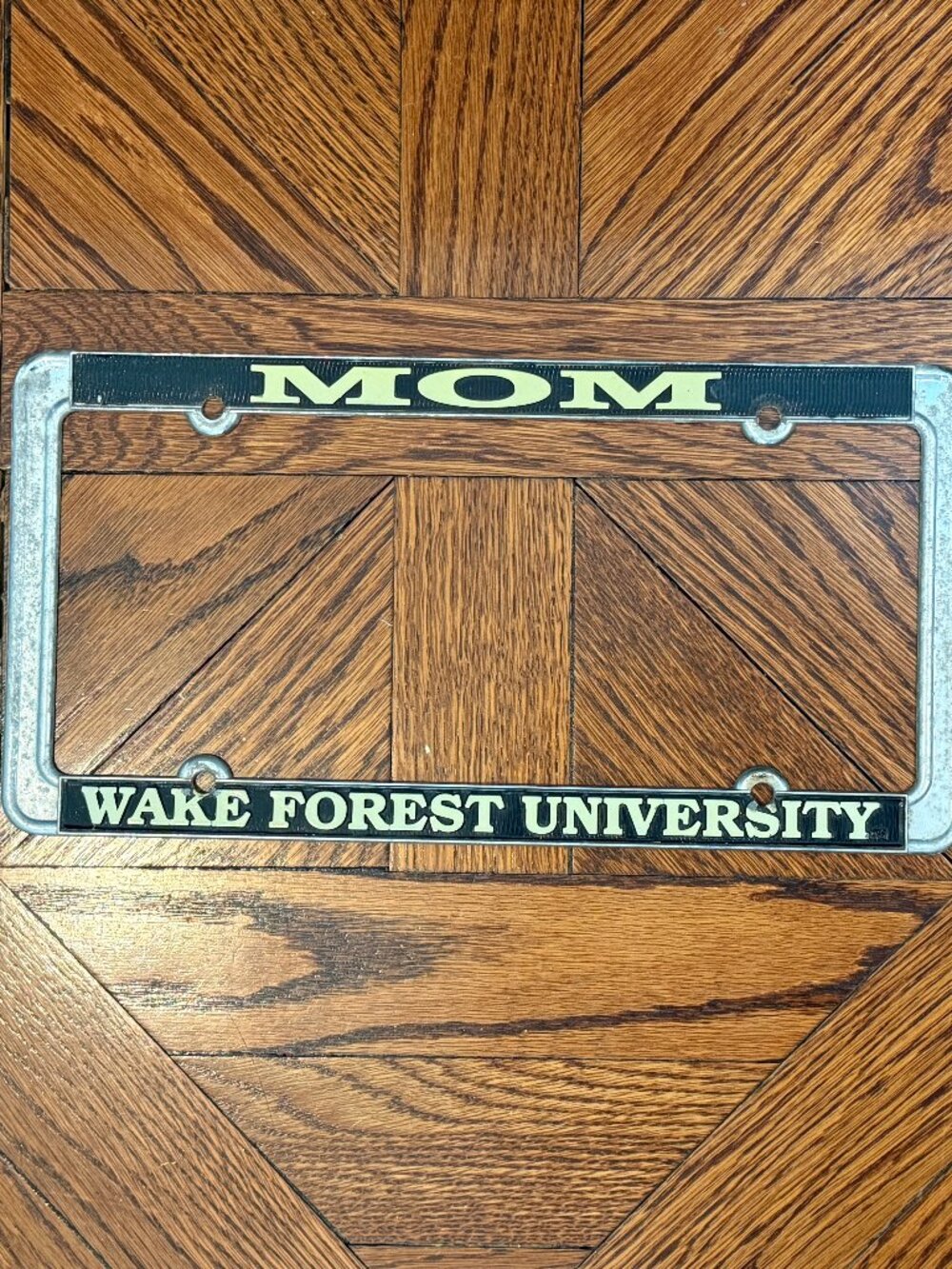 Wake Forest University MOM License Plate Holder